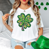 Sparkle Shamrock T-Shirt or Sweatshirt