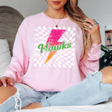 Heritage Trails Hawks Neon Bolt Adult Long Sleeve TShirt