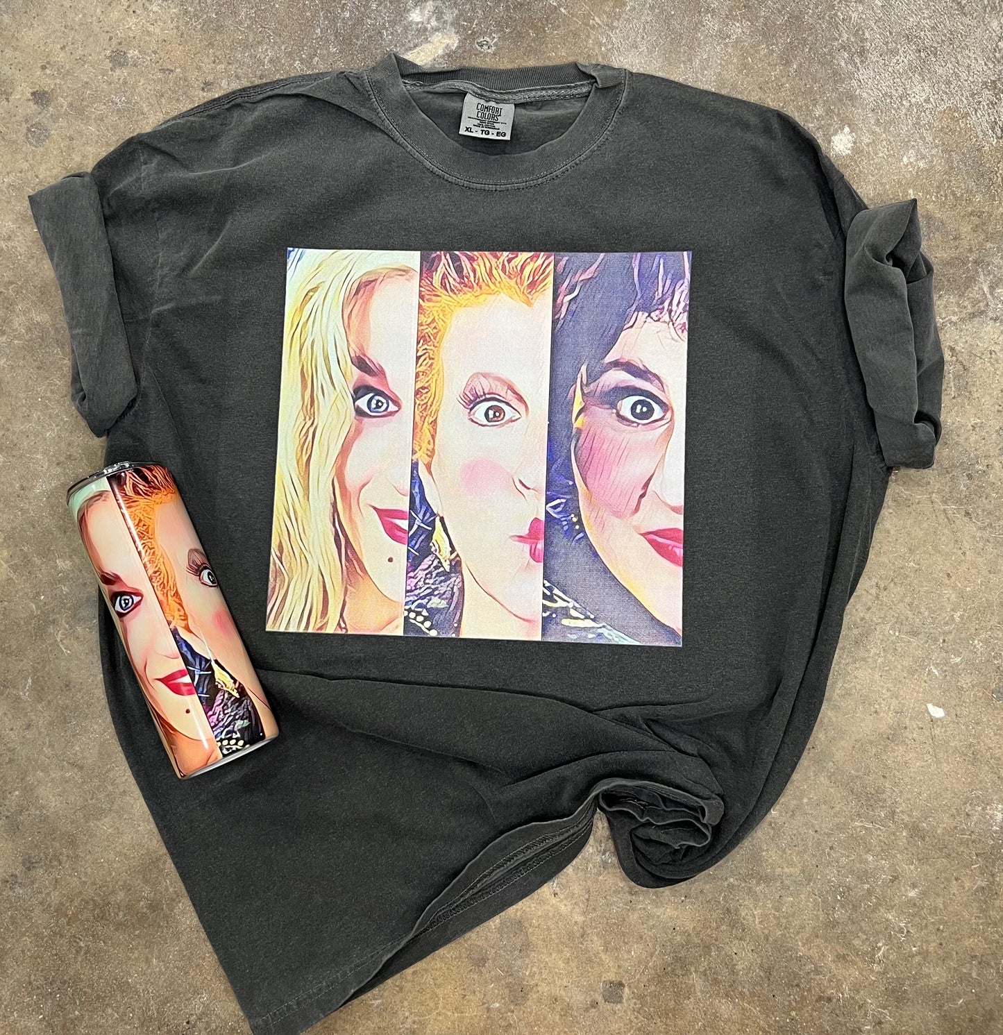 Hocus Pocus Comic Faces Tumbler