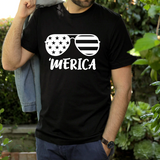 Merica' Glasses Bella Canvas T-shirt