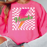 Heritage Trails Hawks Neon Bolt Adult Sweatshirt