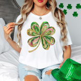 Shamrock Glitter Shamrock T-Shirt or Sweatshirt