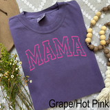 PUFF Mama Comfort Colors Grape T-Shirt