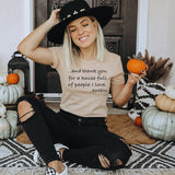 Thank you for House Full of People I Love Amen Bella Canvas T-shirt