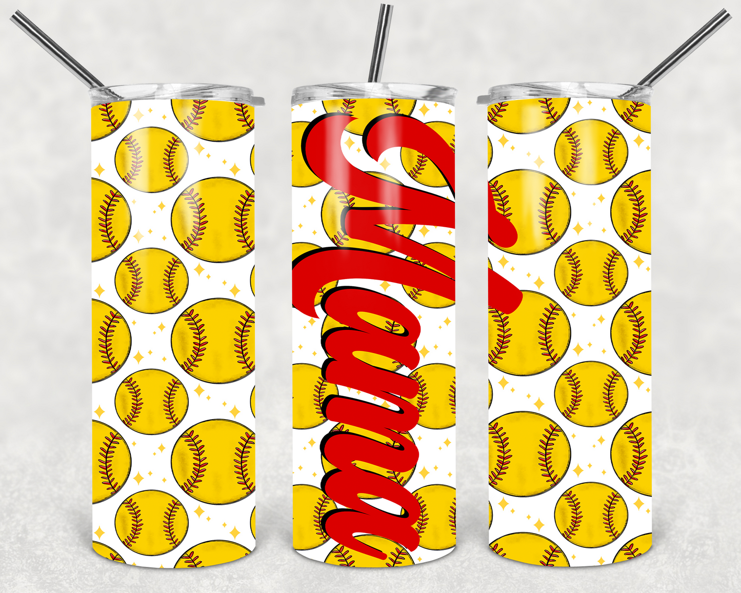 Mama Softball Tumbler