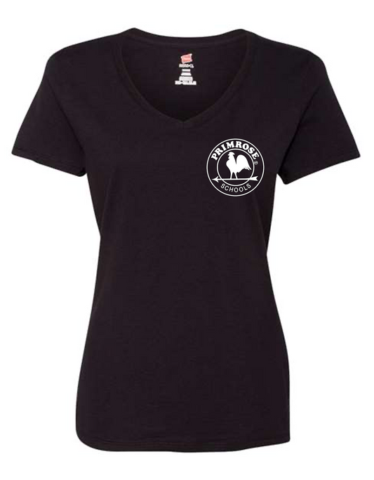 Womens Primrose V-Neck Pocket Print T-Shirt