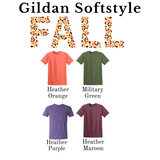 Spooky Vibes Checker Gildan Softstyle T-shirt