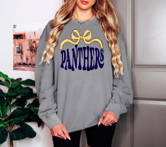 Panthers Wide Ribbon T-shirt or Sweatshirt