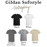 Distressed Hornets Stacked Gildan Softstyle T-shirt