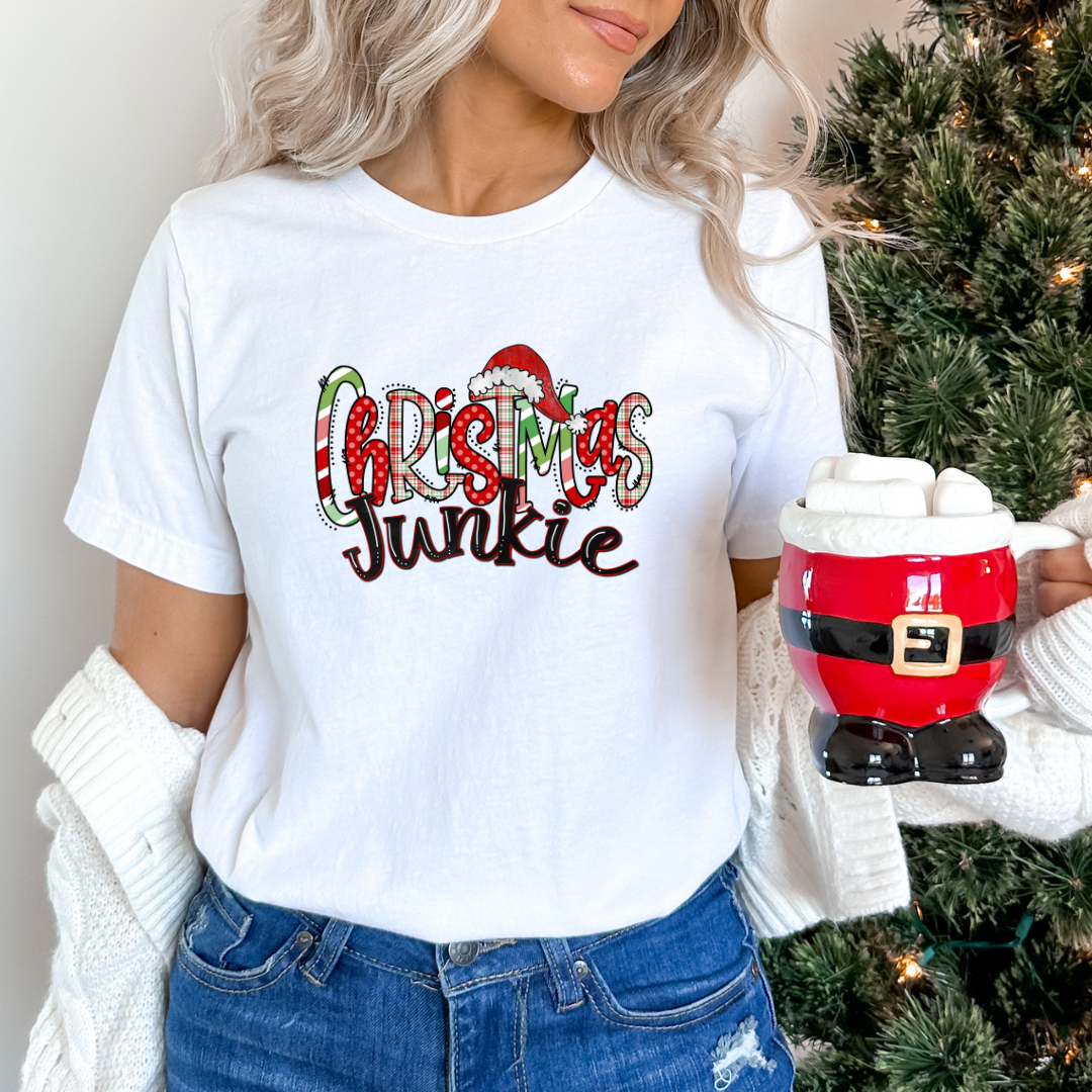 Christmas Junkie Bella Canvas T-shirt