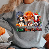 Happy HalloThankMas Cows  T-shirt or Sweatshirt