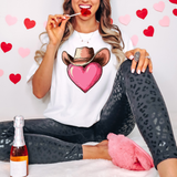 Cowboy Heart Valentine  Gildan Tee or Sweatshirt