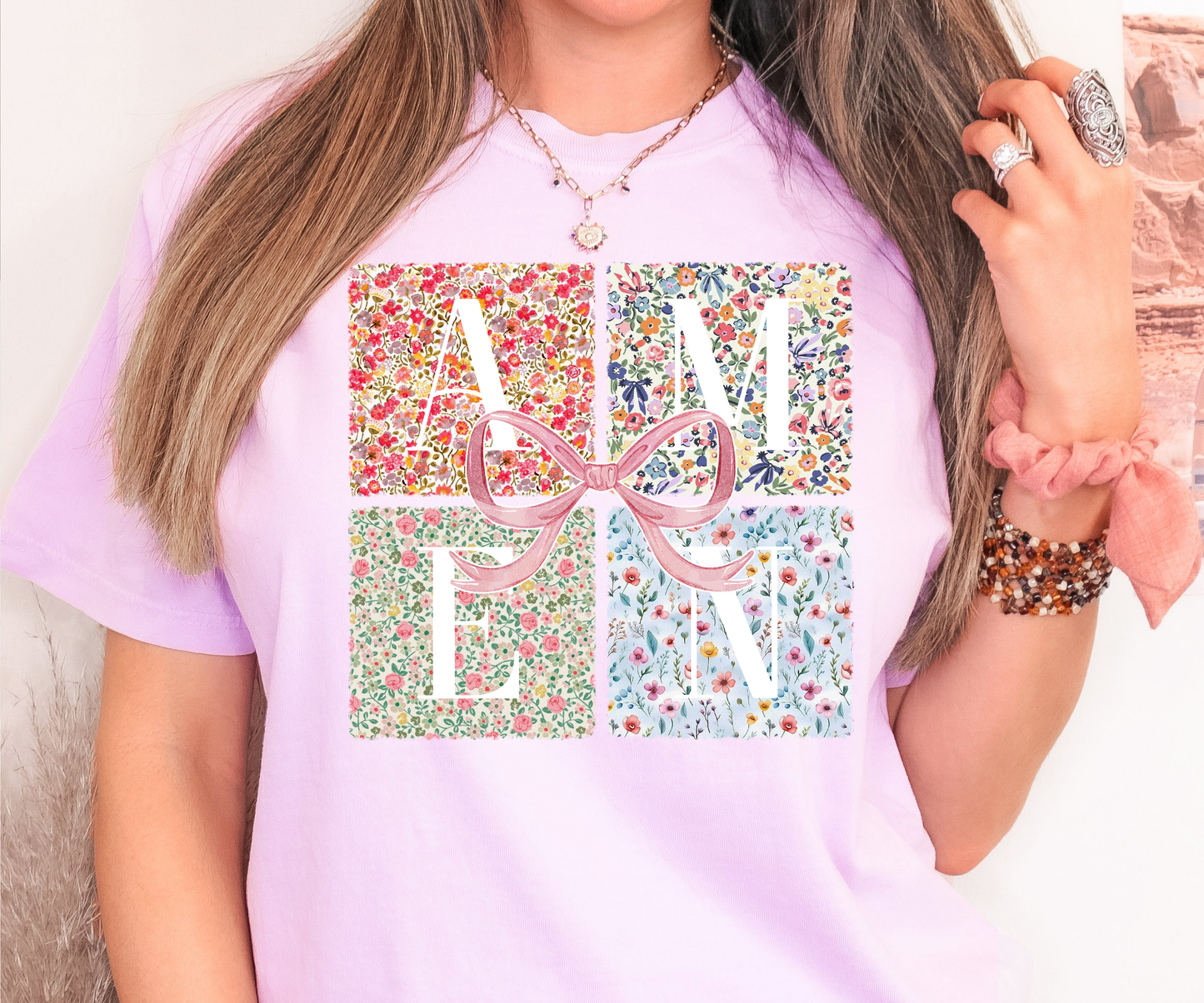 Amen Patchwork T-shirt or Sweatshirt