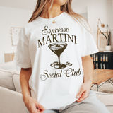 Espresso Martini Social Club Comfort Color T shirt