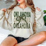 Oklahoma Matching Stacked Camo Greens T-shirt or Sweatshirt