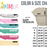 a white shirt with different colors and sizes