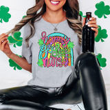 Happy Go Lucky Nurse Rainbow T-shirt or Sweatshirt