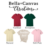 Mooey Cow Christmas Bella Canvas T-shirt