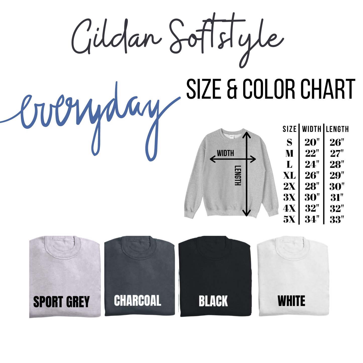 Ghost Doodle Gildan Softstyle Sweatshirt