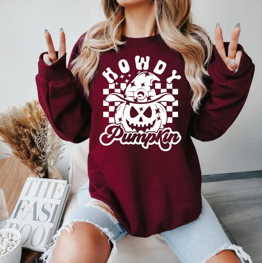 Howdy Pumpkin  Sweatshirt