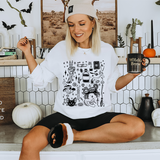 Witch Halloween Doodle  T-shirt or Sweatshirt