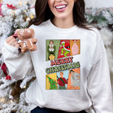 Retro Merry Christmas  Sweatshirt