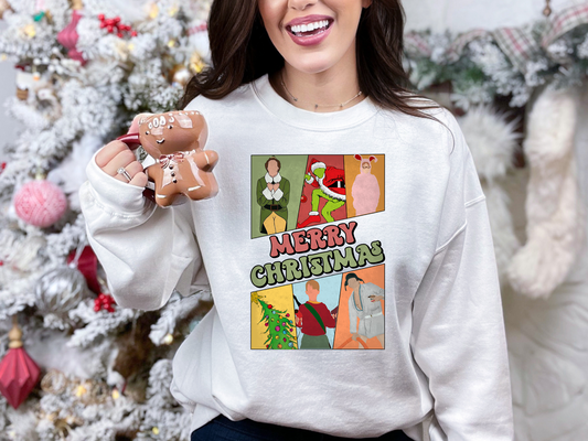 Retro Merry Christmas  Sweatshirt