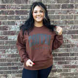 Coffee Weather PUFF  Sweatshirt