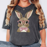 Easter Bunny Embroidery Effect  T-shirt or Sweatshirt