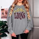 Lions Wide Ribbon T-shirt or Sweatshirt