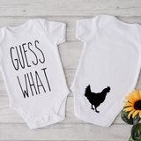 Guess What Chicken Butt Onesie/Body Suit