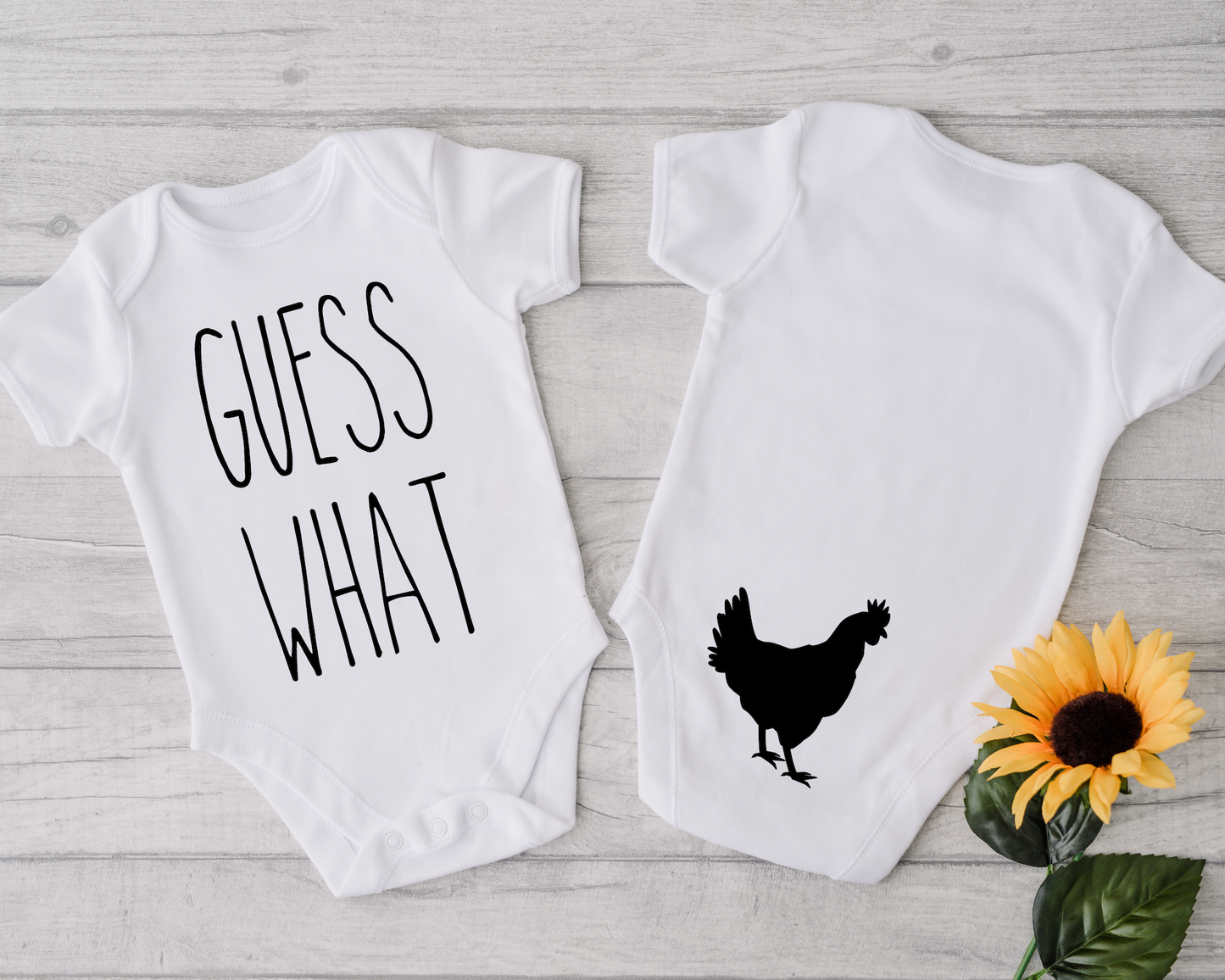 Guess What Chicken Butt Onesie/Body Suit