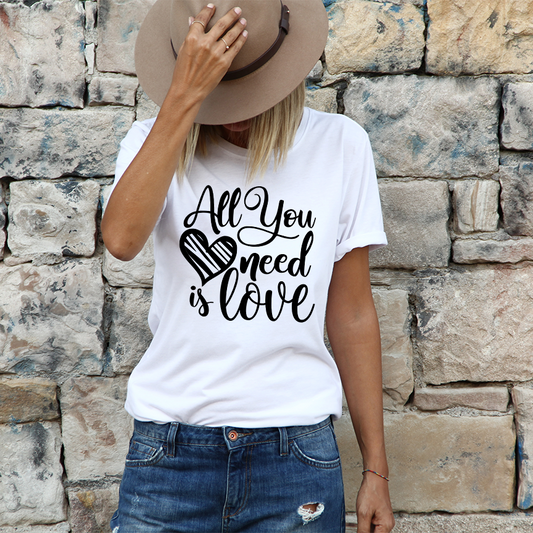 All You Need is Love Bella Canvas T-shirt