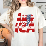 America Lightning Bolt Comfort Colors T-Shirt or Tank