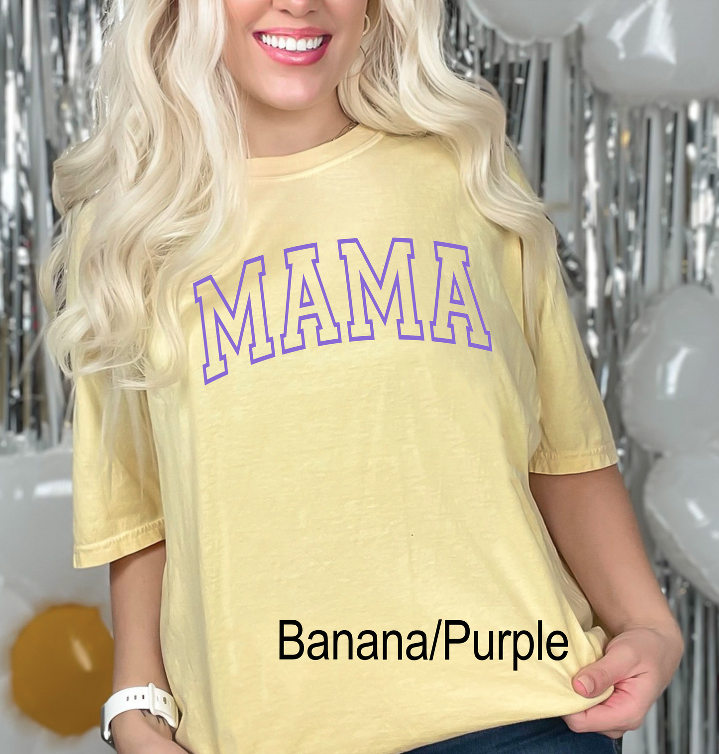 PUFF Mama Comfort Colors Banana T-Shirt