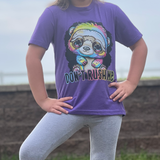 Dont Rush Me Panda Bear Bella Canvas Kids T-Shirt