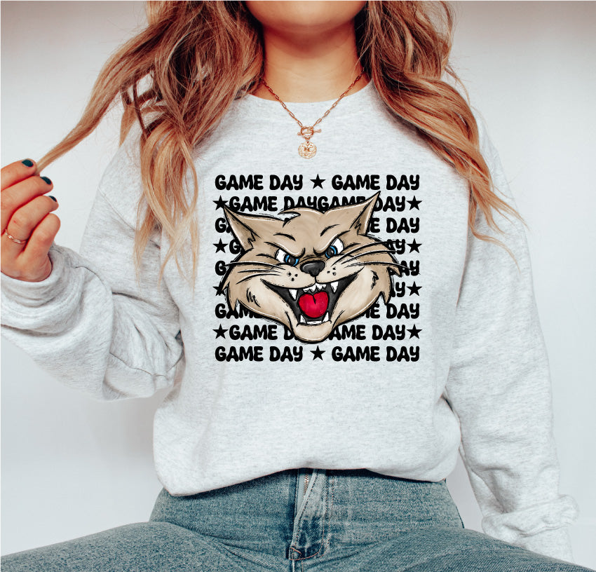 Game Day Wildcats  Sweatshirt or T-shirt