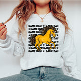 Game Day Mustangs  Sweatshirt or T-shirt