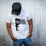 Mens Rifle Flag Gildan T-shirt