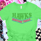 Heritage Trails Hawks Adult Short Sleeve Tee