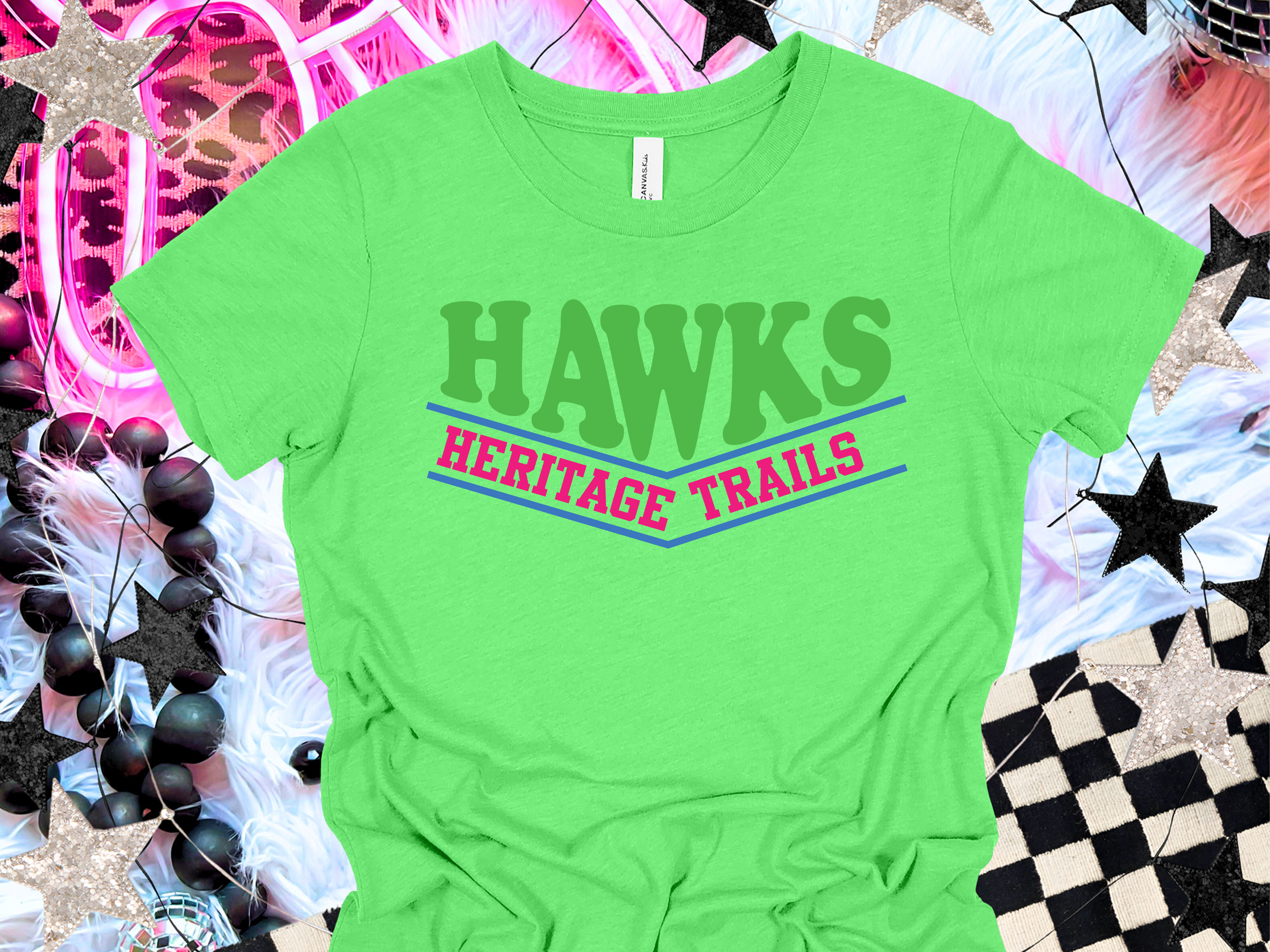 Heritage Trails Hawks Adult Short Sleeve Tee