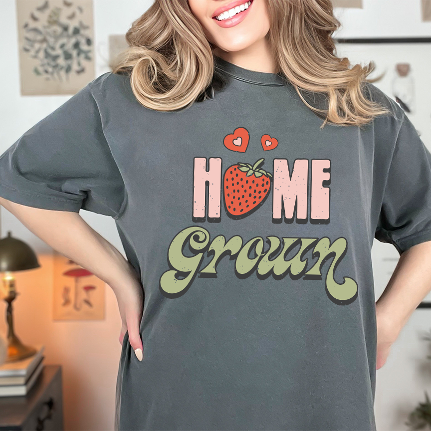 Home Grown Strawberry Comfort Colors T-shirt