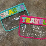 Chenille Patch Travel And Snack Bags