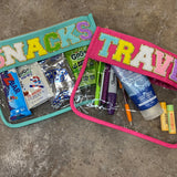 Chenille Patch Travel And Snack Bags