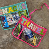Chenille Patch Travel And Snack Bags