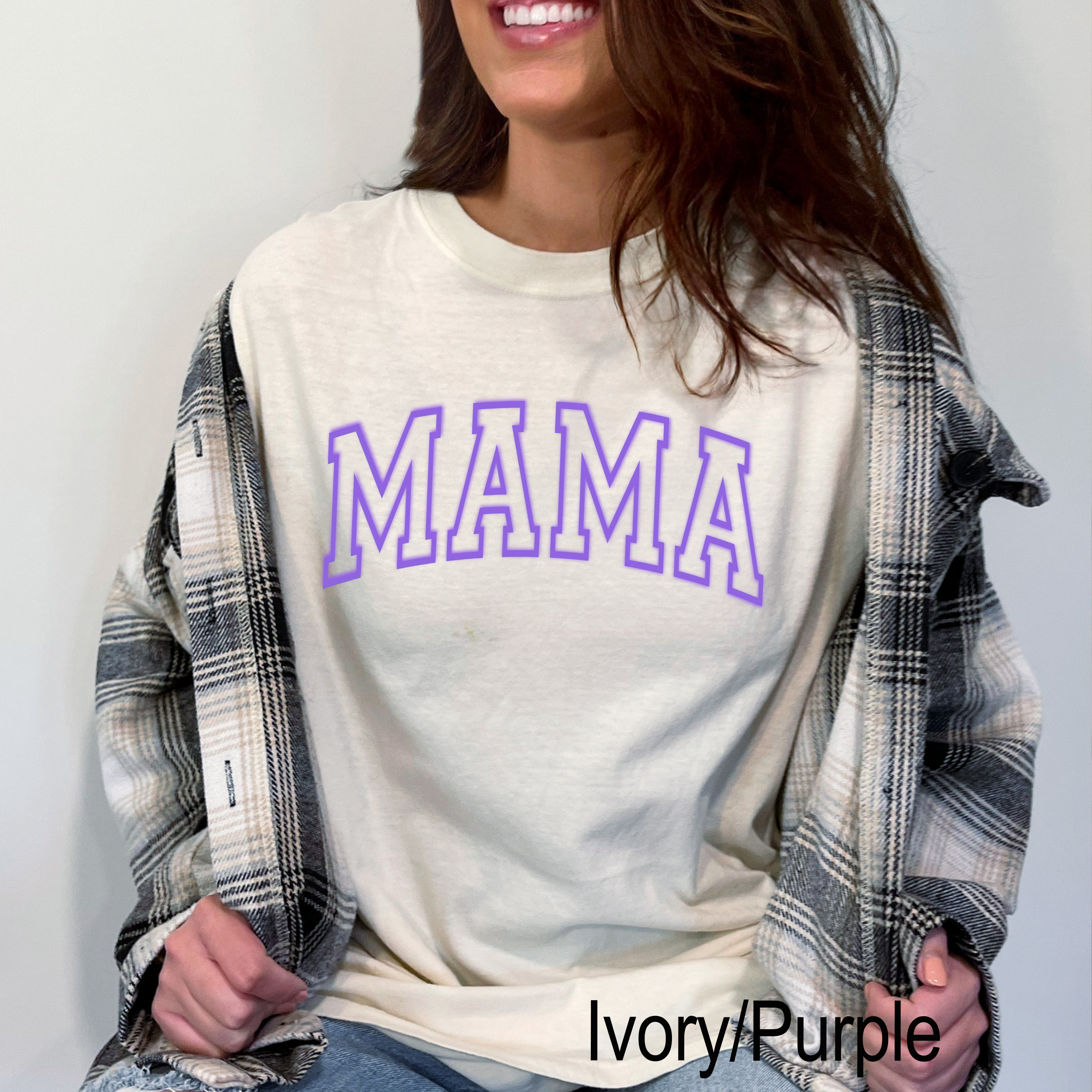 PUFF Mama Comfort Colors Ivory T-Shirt