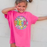 Back to School Retro Neon Grades T-shirt