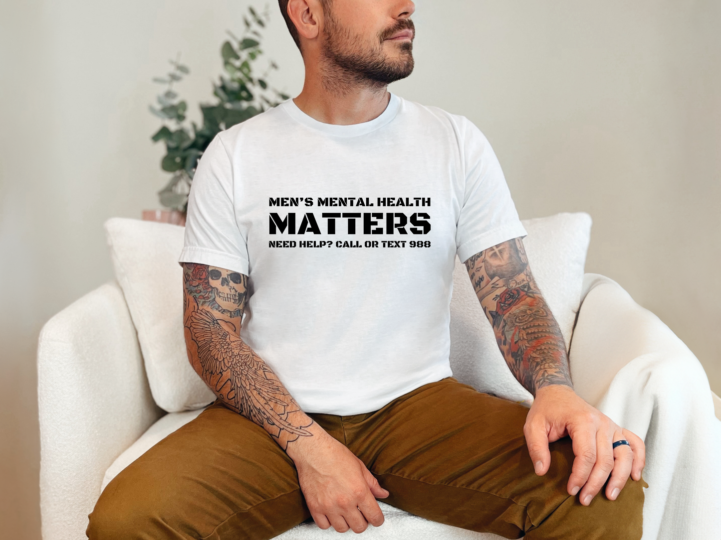 Mens Mental Health Matters  T-shirt or Sweatshirt