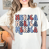 Retro Merica Bella Canvas T-shirt