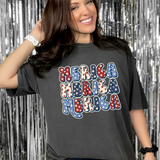 Retro Merica Bella Canvas T-shirt